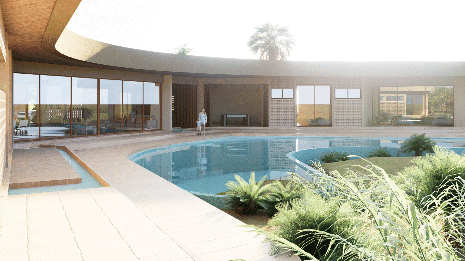 VISTA LATERAL PISCINA